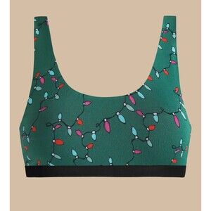 MeUndies Light Me Up UltraModal Core Scoop Bralette Sz Large New